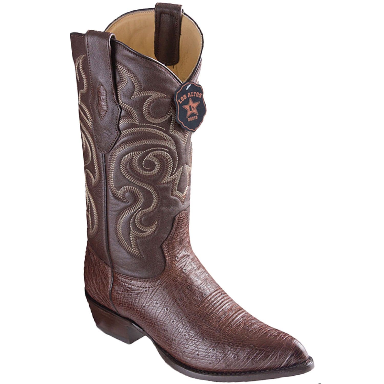 Men's Los Altos Smooth Ostrich J Toe Boots 9997 - 6