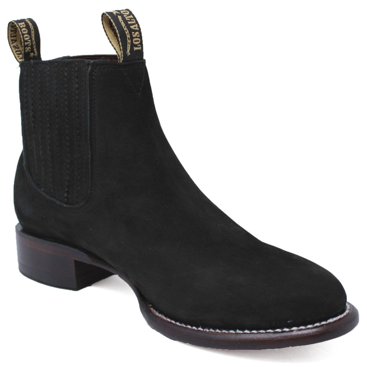 Los Altos Men's Round Toe Suede Leather Short Boots LAB-50B63 - 6
