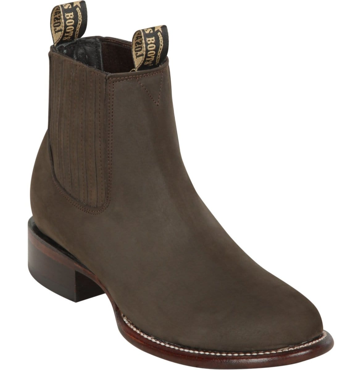 Los Altos Men's Round Toe Suede Leather Short Boots LAB-50B63 - 6