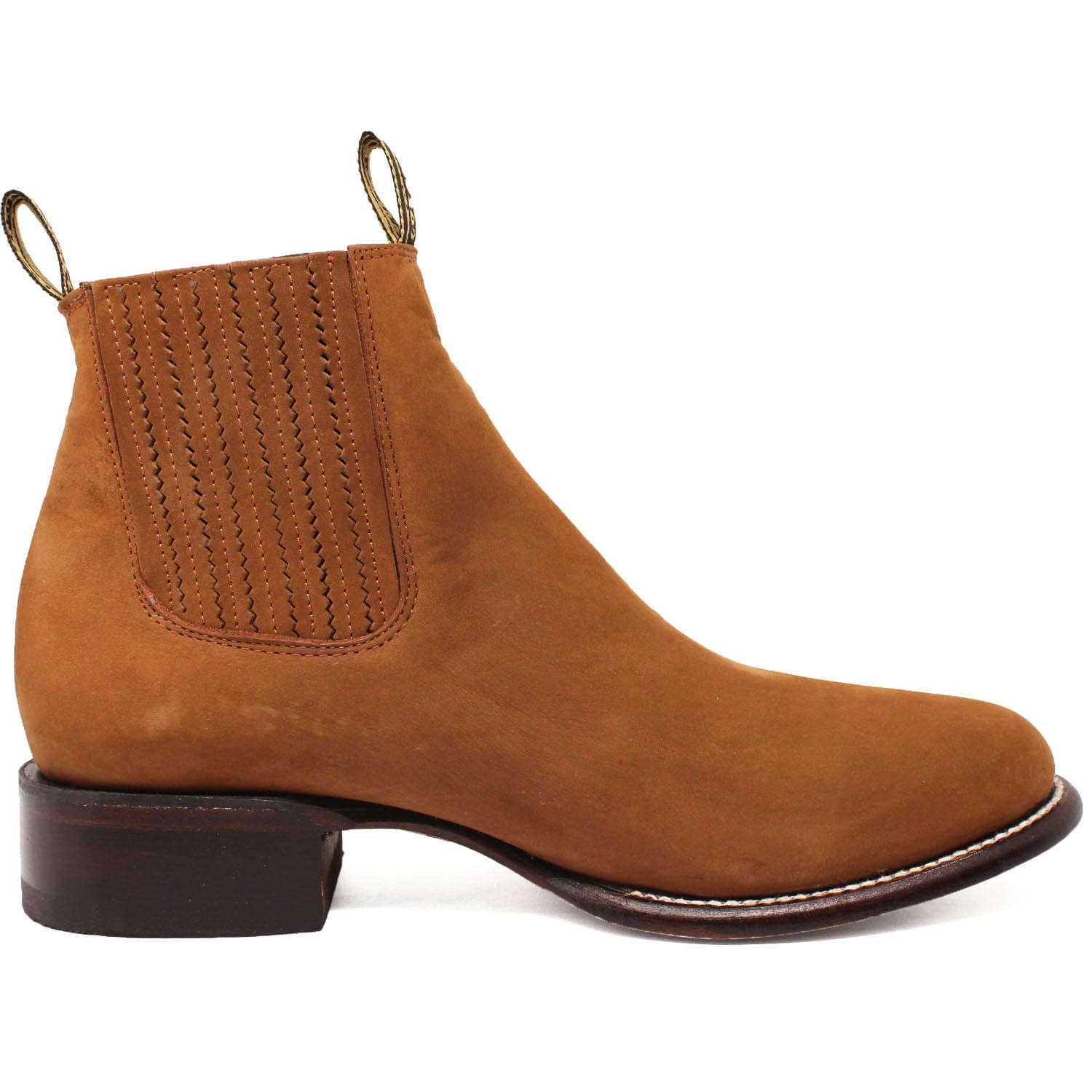 Los Altos Men's Round Toe Suede Leather Short Boots LAB-50B63 - 6