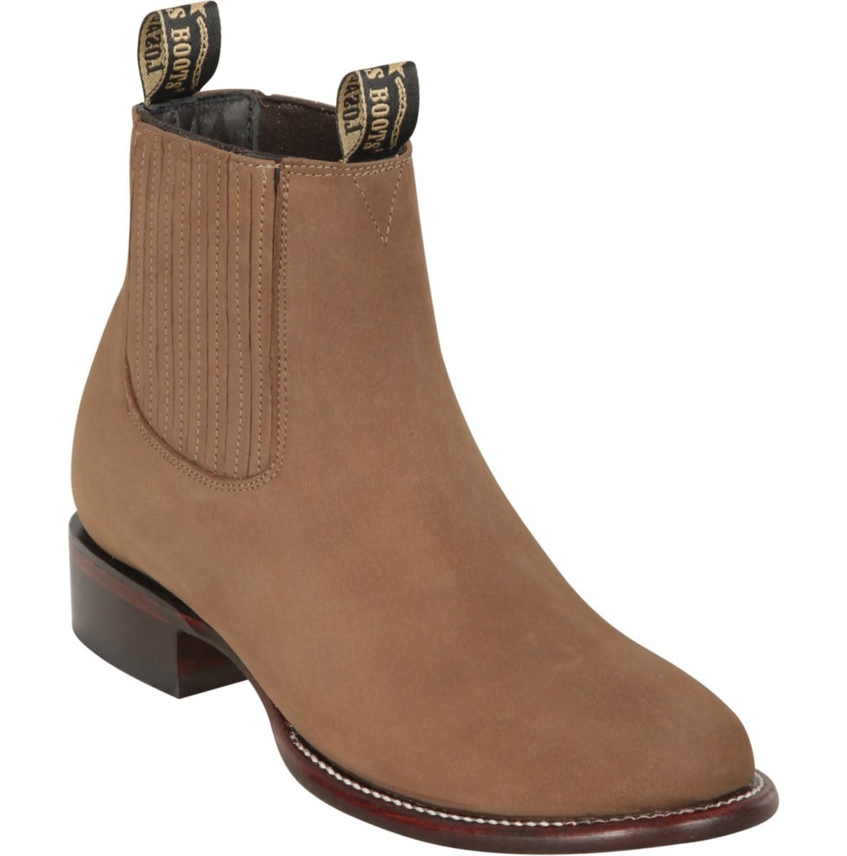 Los Altos Men's Round Toe Suede Leather Short Boots LAB-50B63 - 6