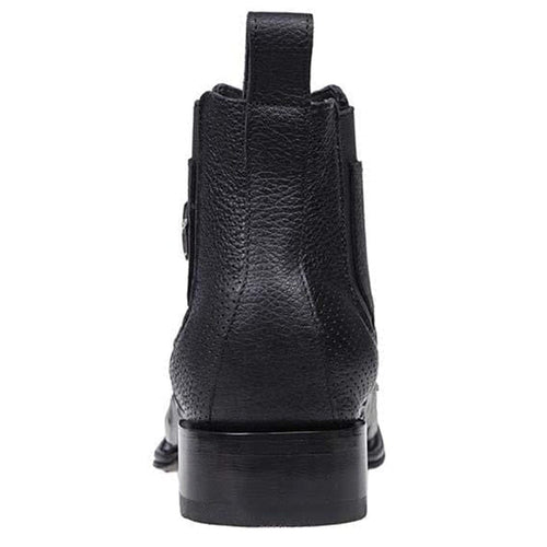 Los Altos Men's Square Toe Ostrich Short Boots LAB-82BV03