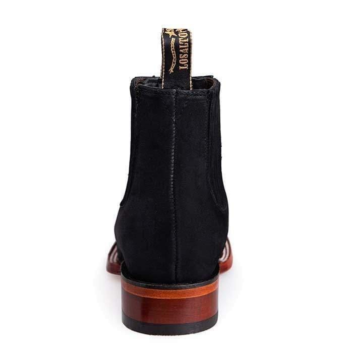 Los Altos Men's Square Toe Suede Leather Short Boots LAB-82B63-A - 6