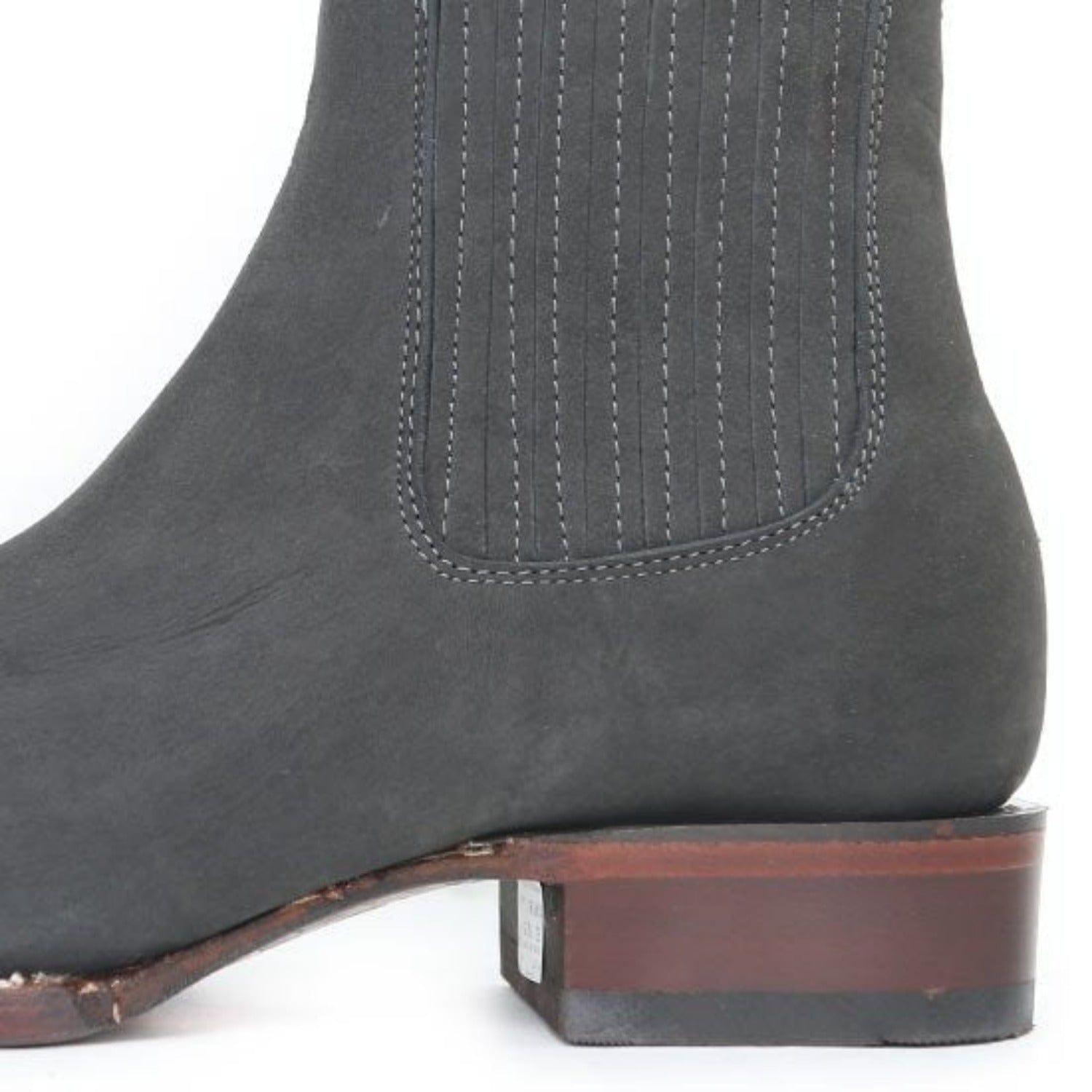 Los Altos Men's Square Toe Suede Leather Short Boots LAB-82B63-A - 6