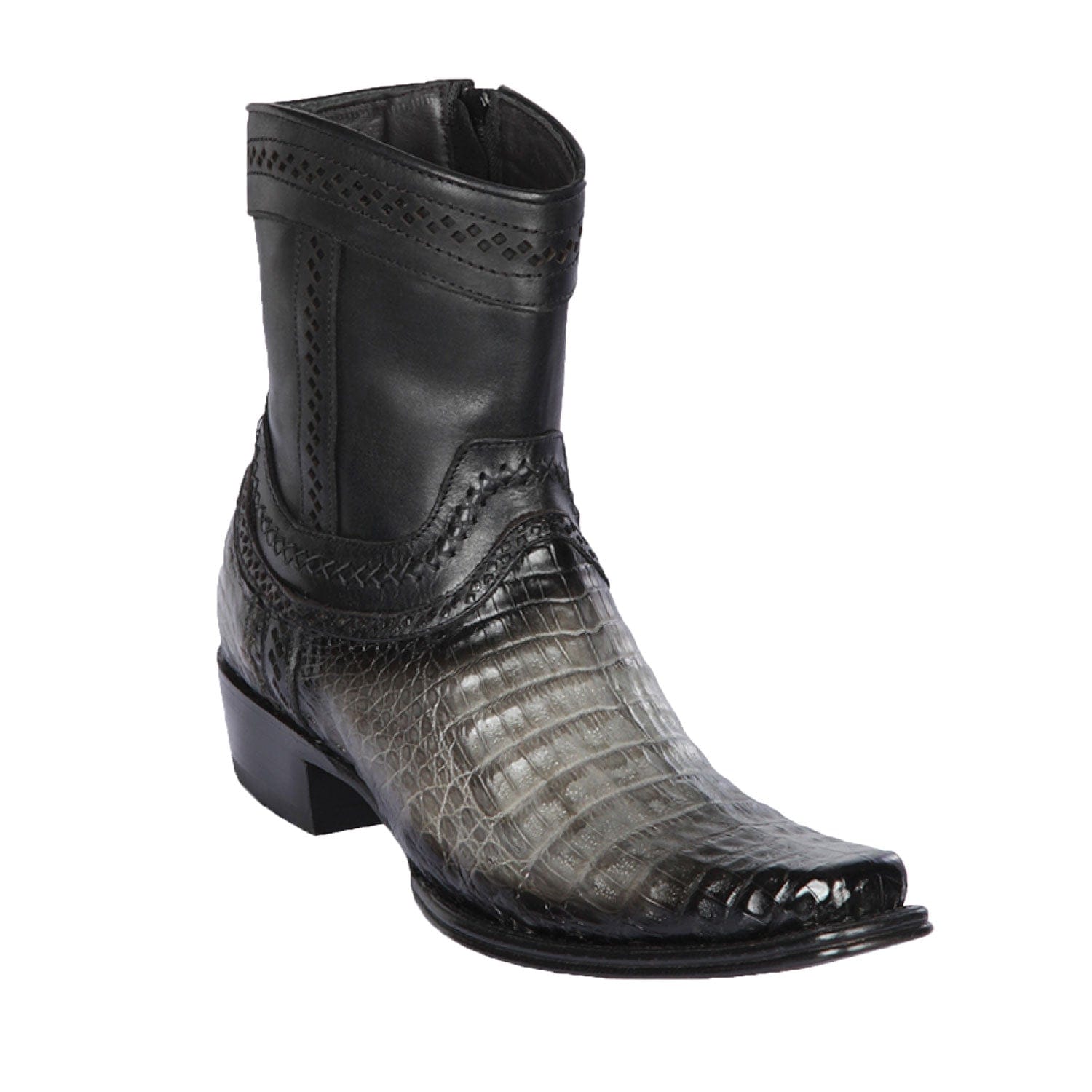 Men's Los Altos Caiman Belly European Toe Short Boots 76B82 - 6
