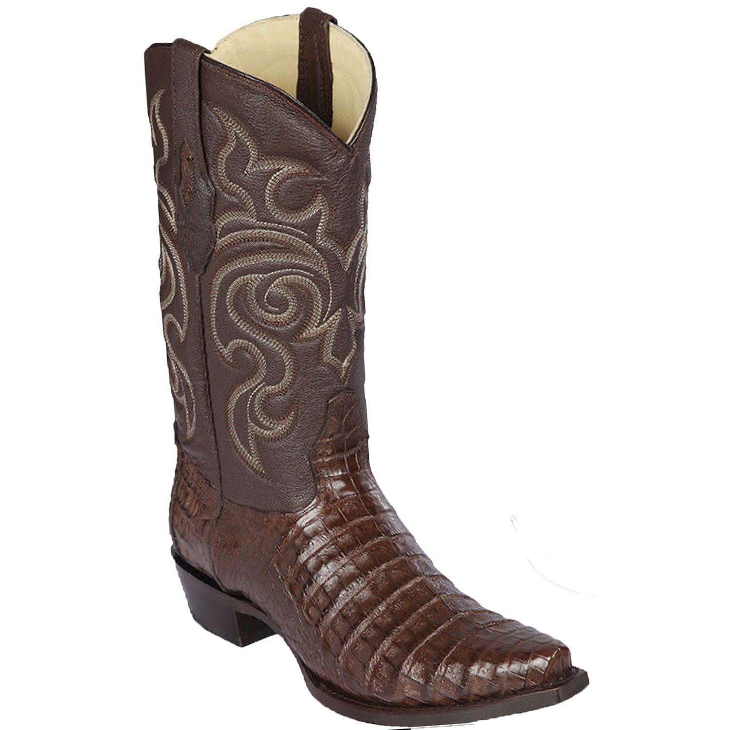 Men's Los Altos Caiman Belly Snip Toe Boots 9482 - 6