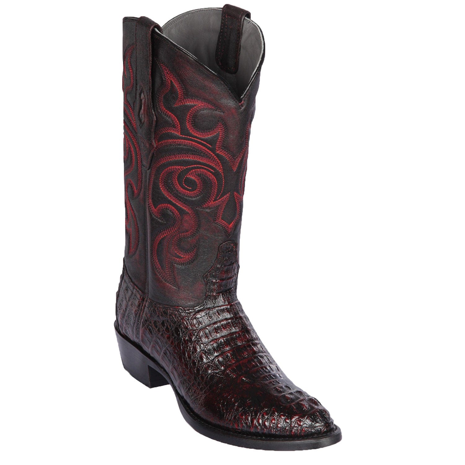 Men's Los Altos Caiman Hornback Round Toe Boots 6502 - 6
