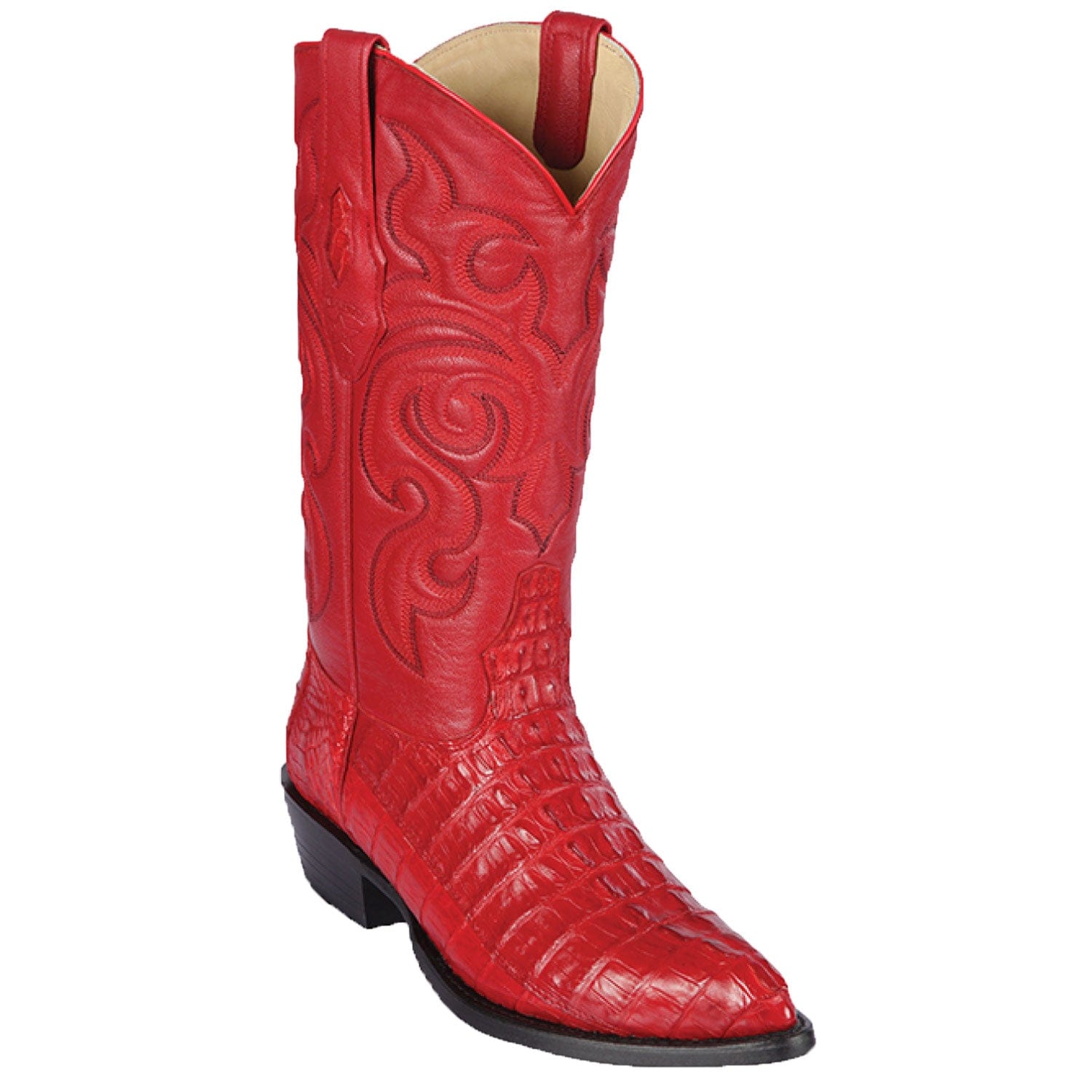 Men's Los Altos Caiman Tail J Toe Boots 9901-B - 6