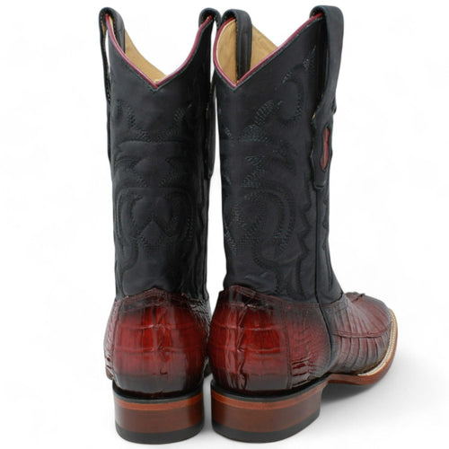 Men's Los Altos Caiman Tail Wide Square Toe Boot 8220143