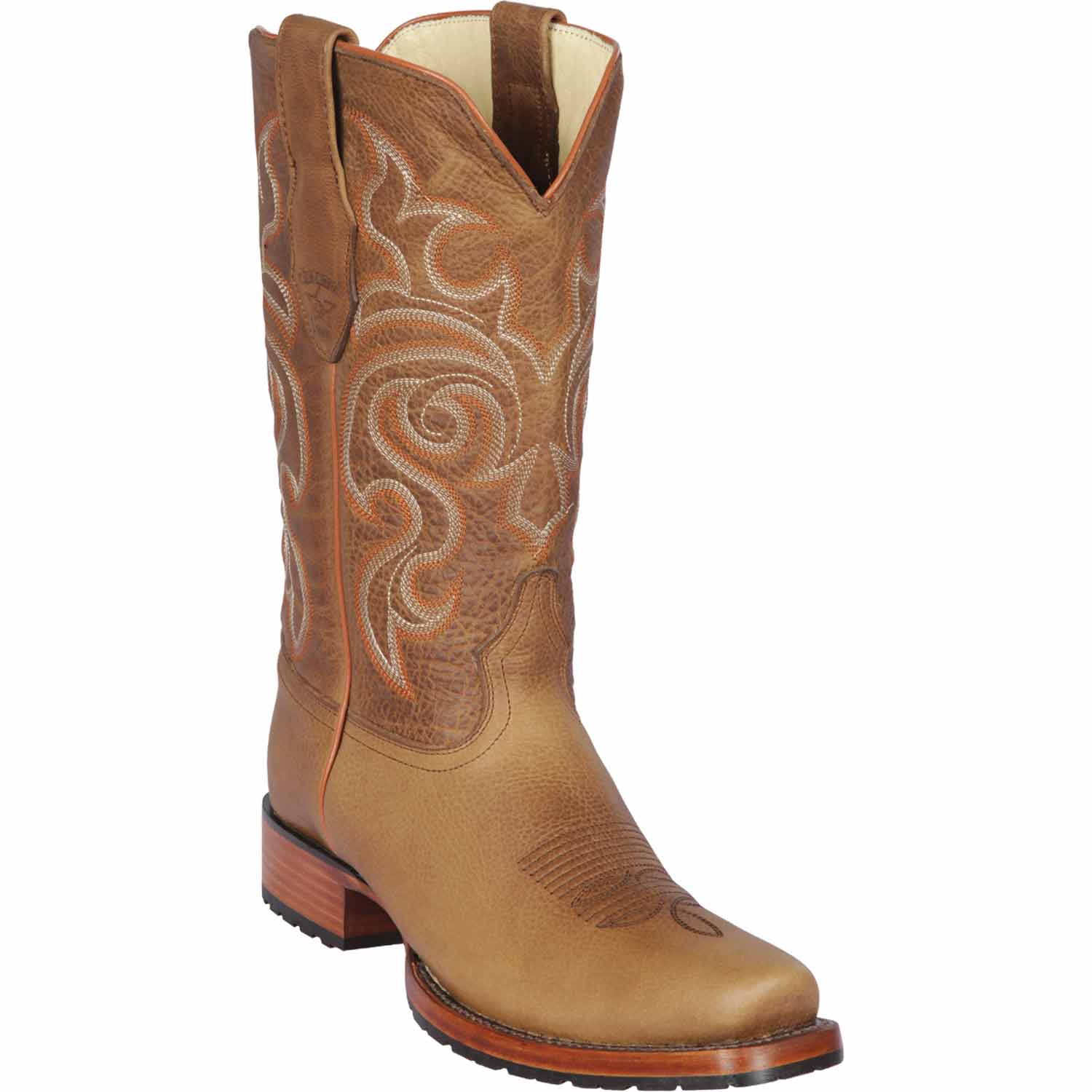 Men's Los Altos Genuine Leather 7X Toe Boots 58T99 - Walnut