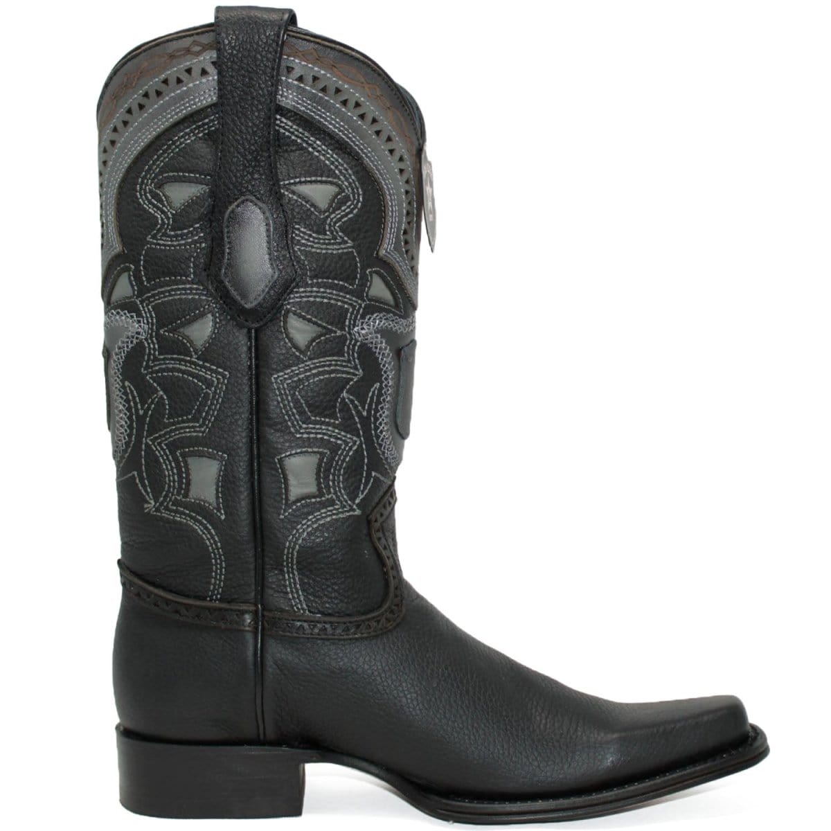 Men's Los Altos Genuine Leather European Square Toe Boots 7627 - 6