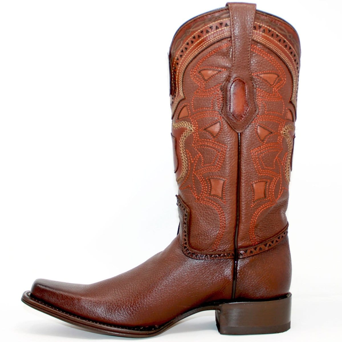 Men's Los Altos Genuine Leather European Square Toe Boots 7627 - 6