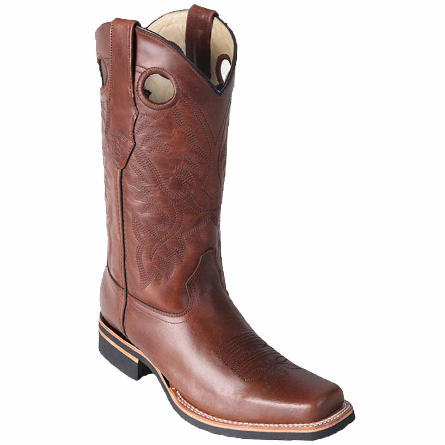 Men's Los Altos Genuine Leather Rodeo Square Toe Boots 8133807 - 6
