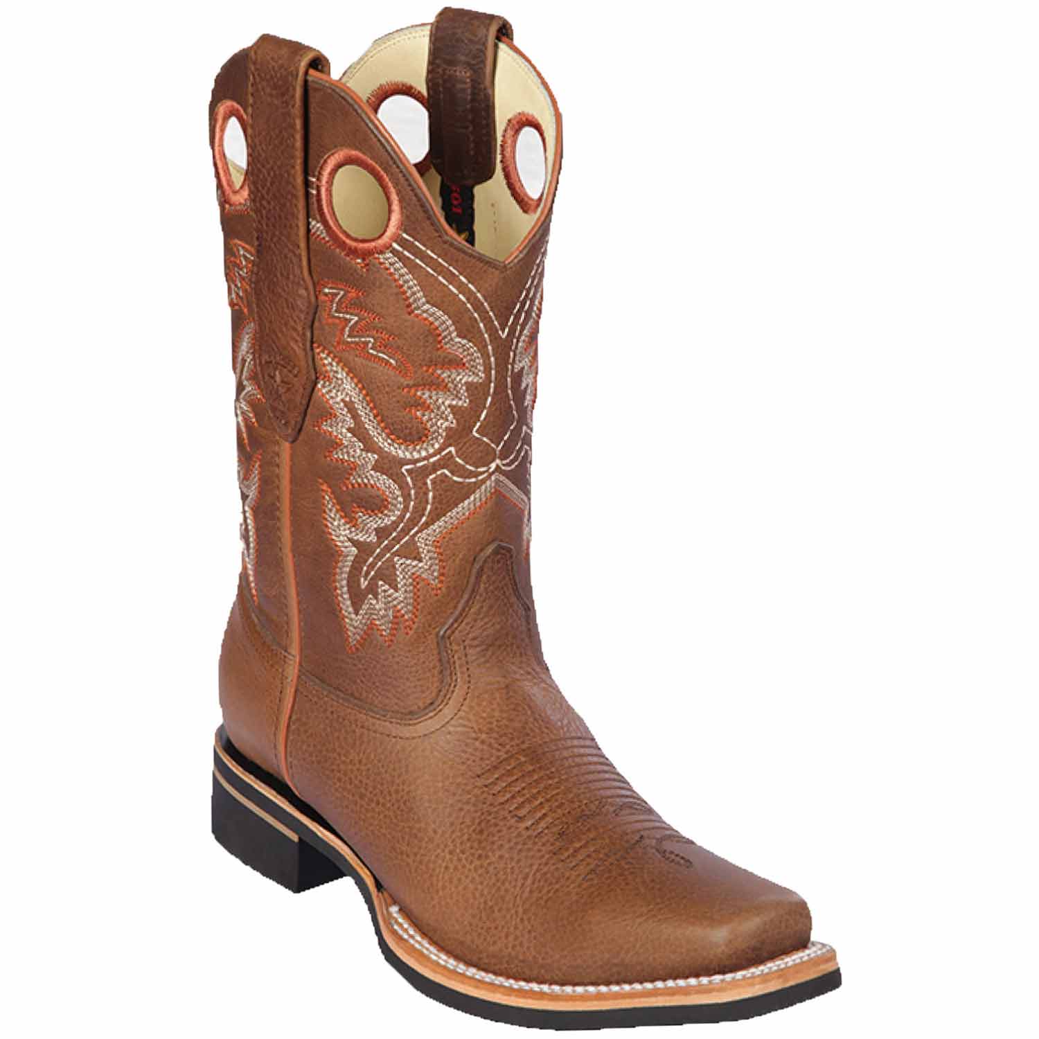 Men's Los Altos Genuine Leather Rodeo Square Toe Boots 8139951 - 6
