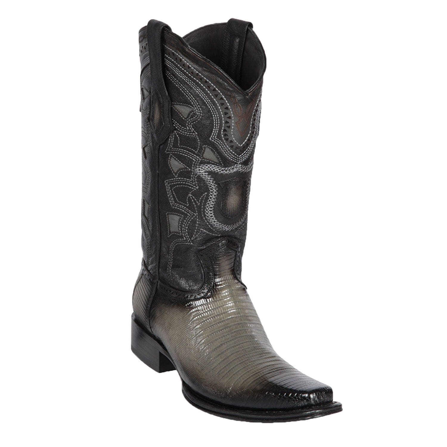 Men's Los Altos Lizard Skin European Square Toe Boots 7607 - 6