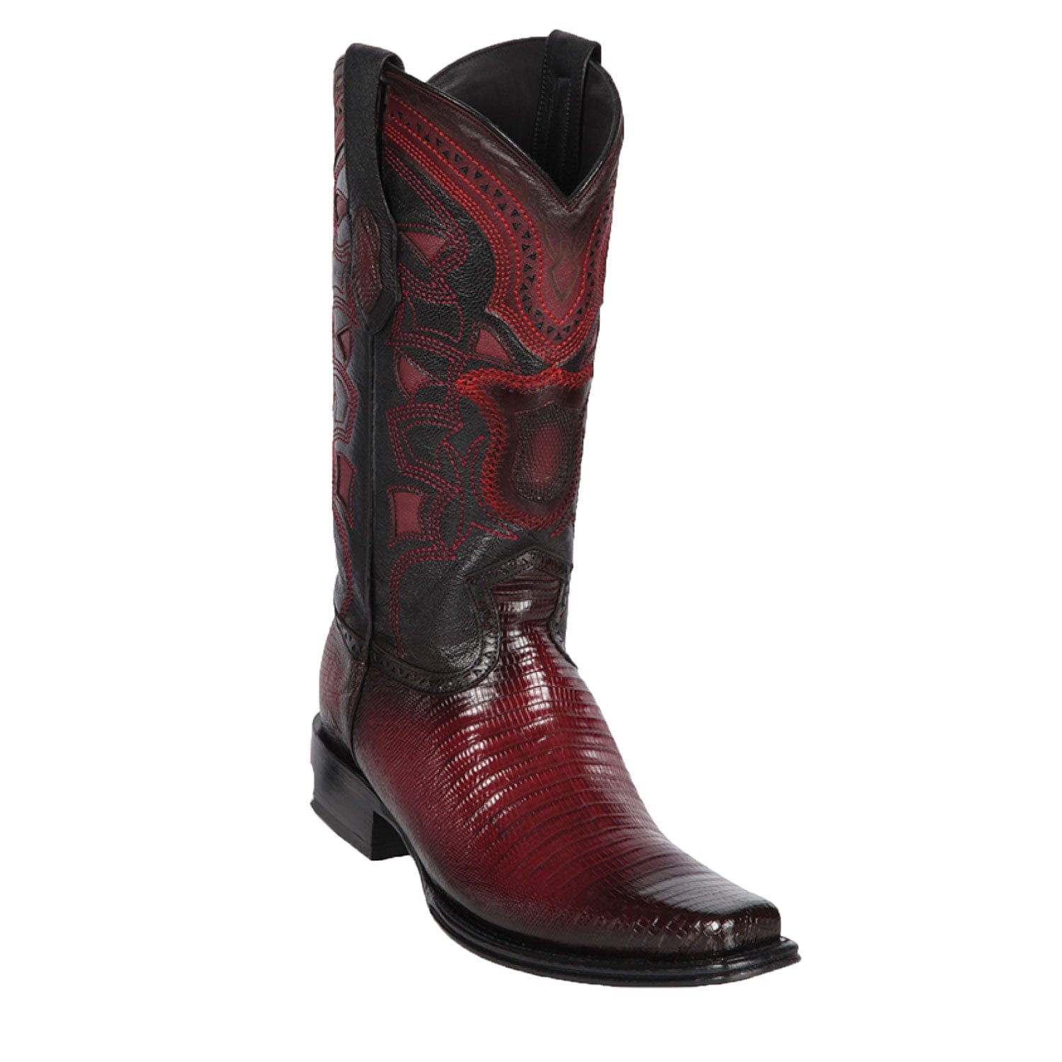 Men's Los Altos Lizard Skin European Square Toe Boots 7607 - 6