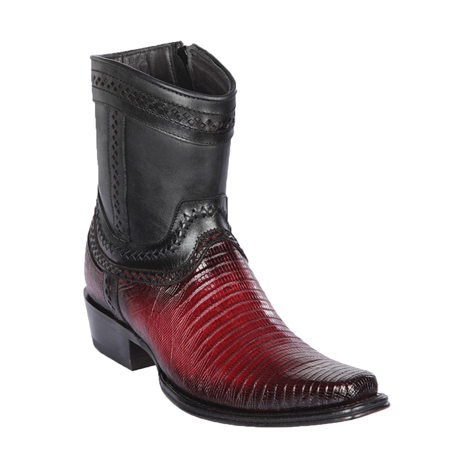 Men's Los Altos Lizard Skin European Toe Short Boots 76B07 - 6