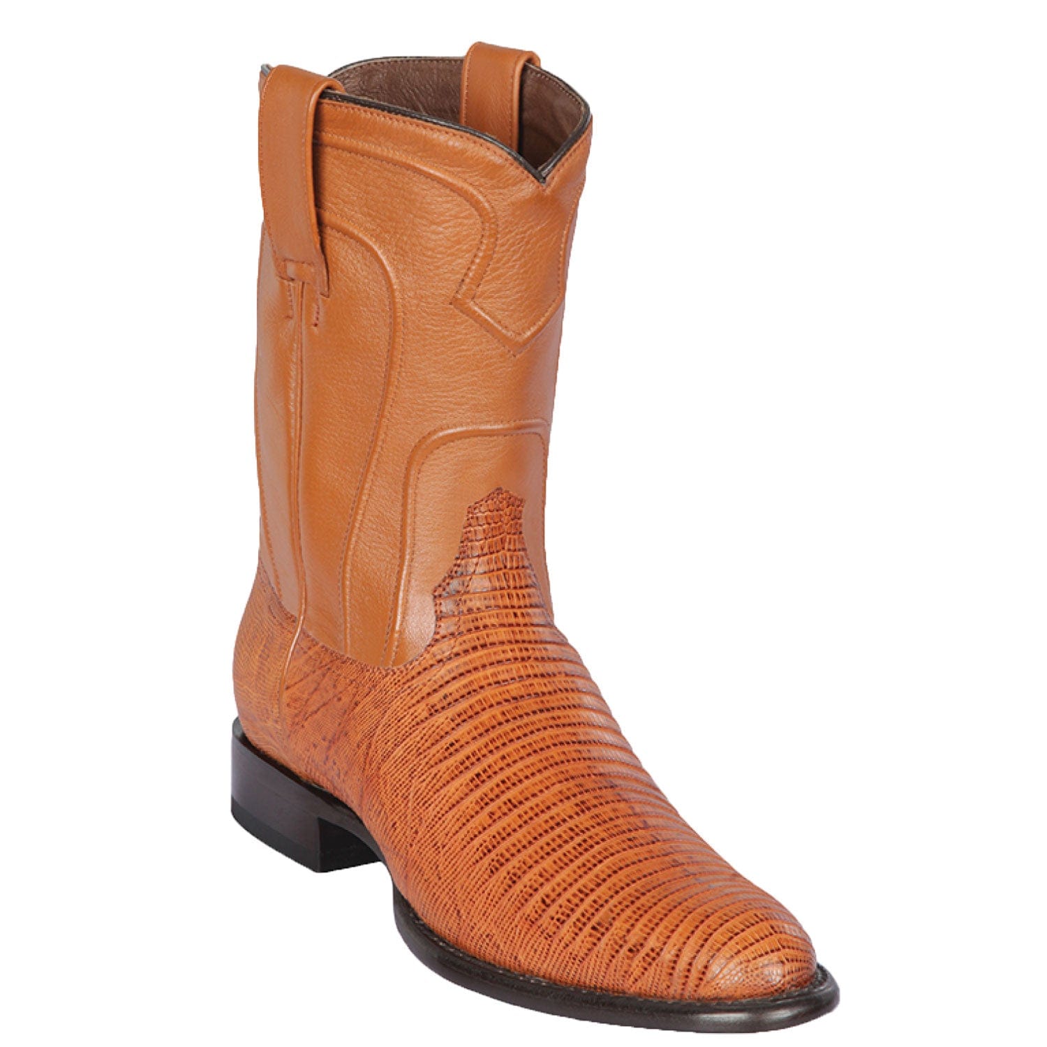 Men's Los Altos Lizard Skin Roper Toe Boots 6907 - 6