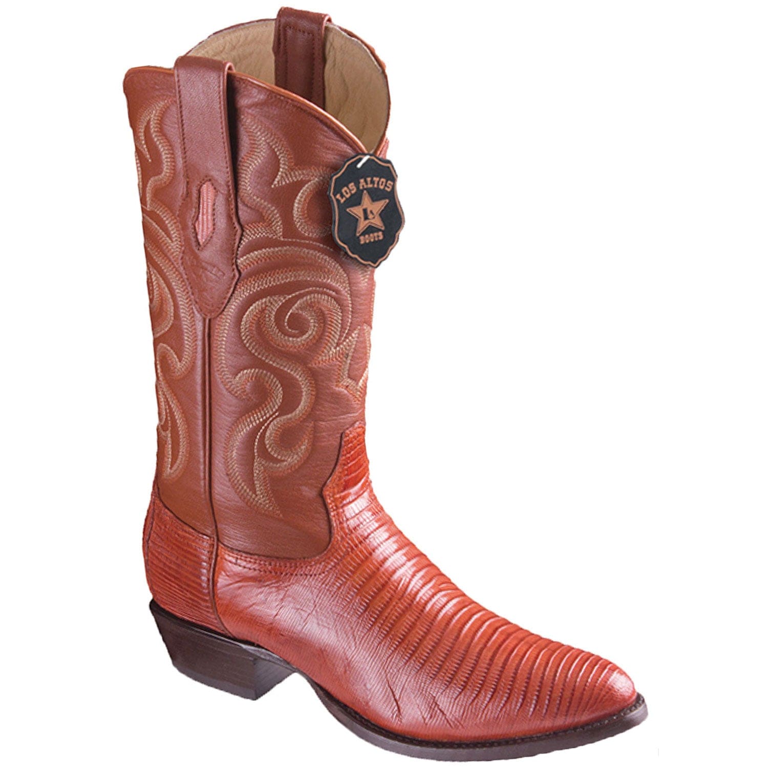 Men's Los Altos Lizard Skin Round Toe Boots 6507 - 6