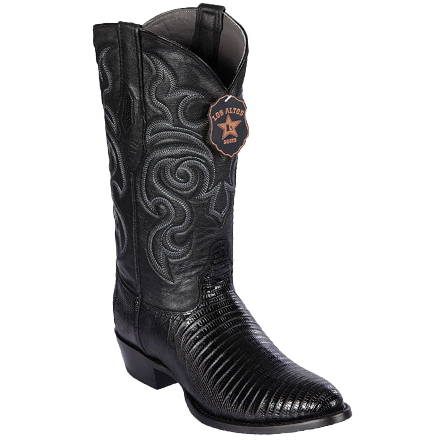 Men's Los Altos Lizard Skin Round Toe Boots 6507 - 6