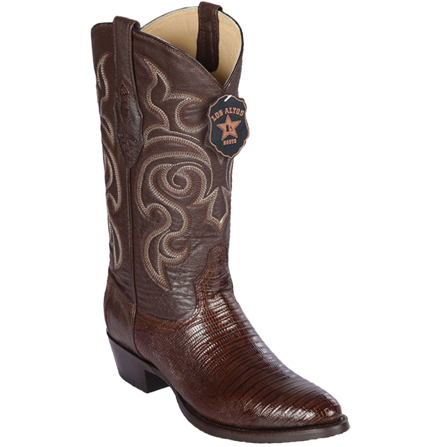 Men's Los Altos Lizard Skin Round Toe Boots 6507 - 6