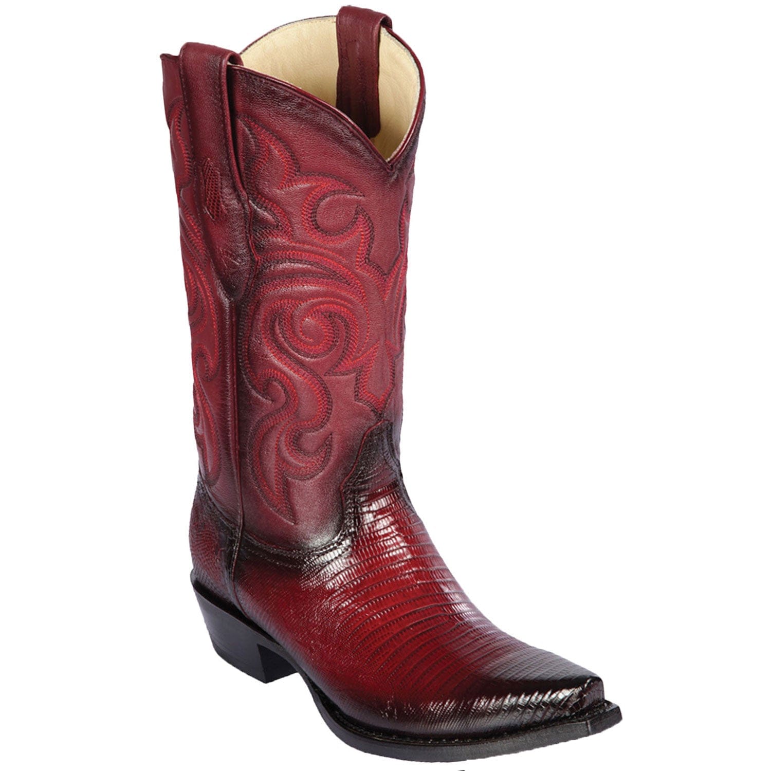 Men's Los Altos Lizard Skin Snip Toe Boots 9407 - 6