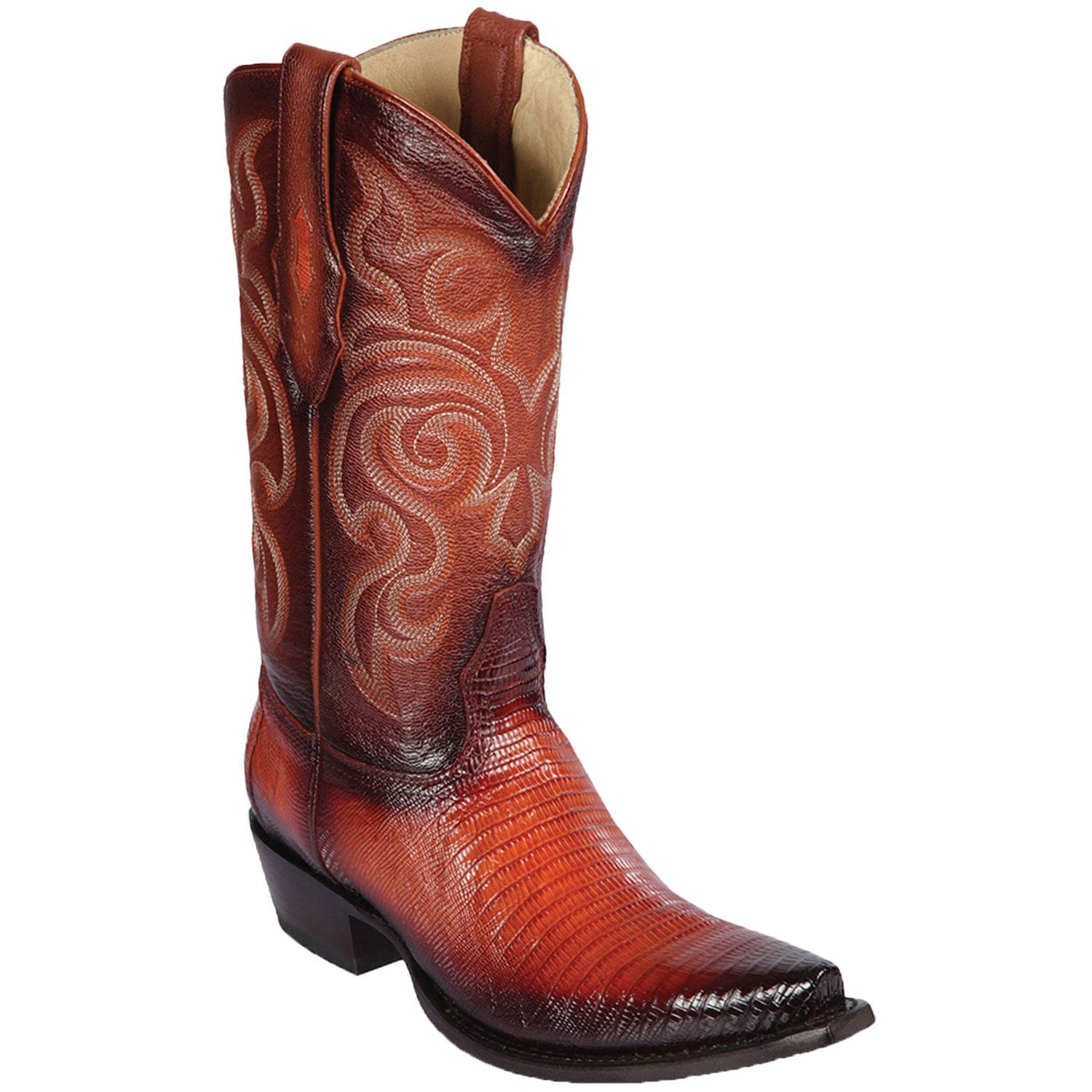 Men's Los Altos Lizard Skin Snip Toe Boots 9407 - 6
