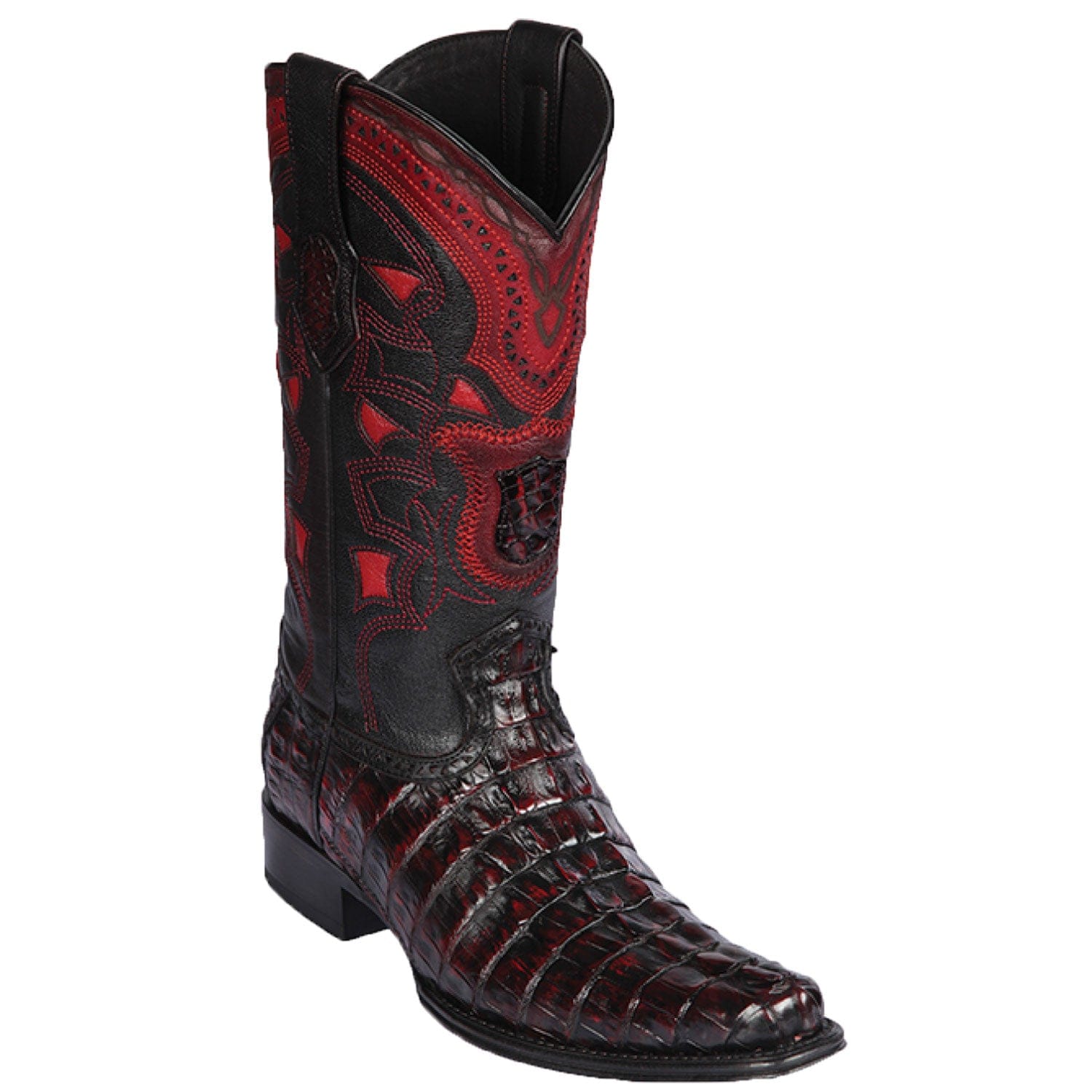 Men's Los Altos Original Caiman Tail European Square Toe Boot 7601 - 6