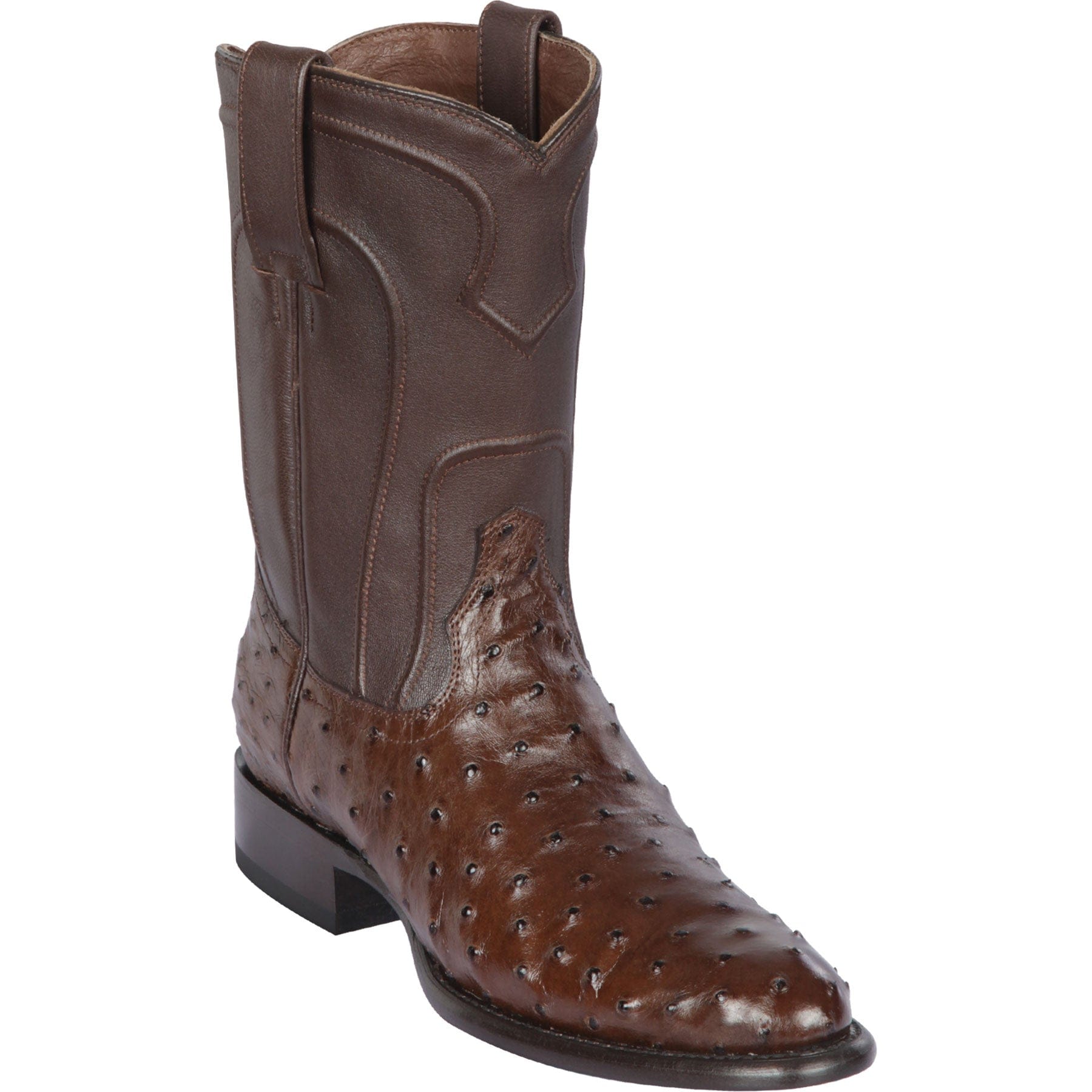 Men's Los Altos Original Full Quill Ostrich Boots Roper Toe 6903 - 6