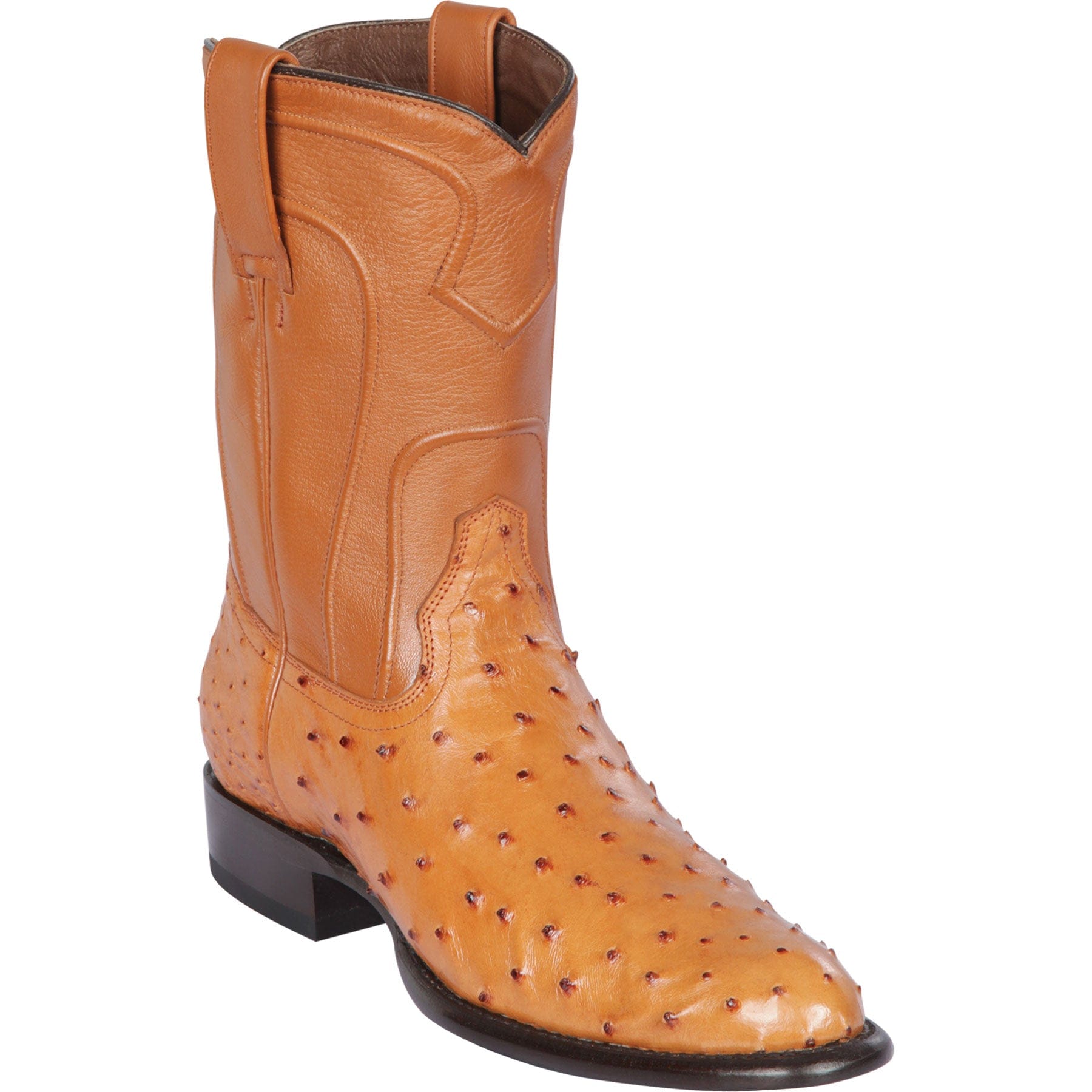 Men's Los Altos Original Full Quill Ostrich Boots Roper Toe 6903 - 6