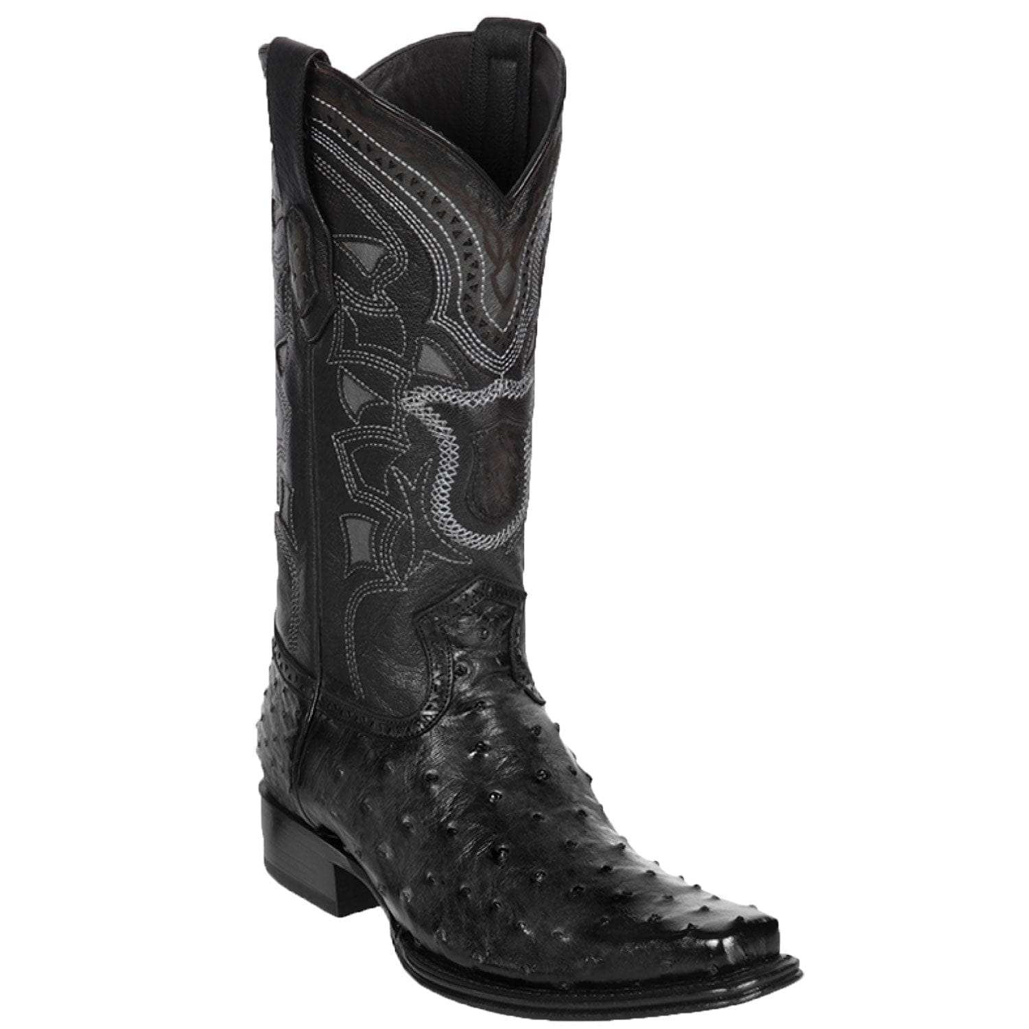 Men's Los Altos Original Ostrich European Square Toe Boots 7603-A - 6