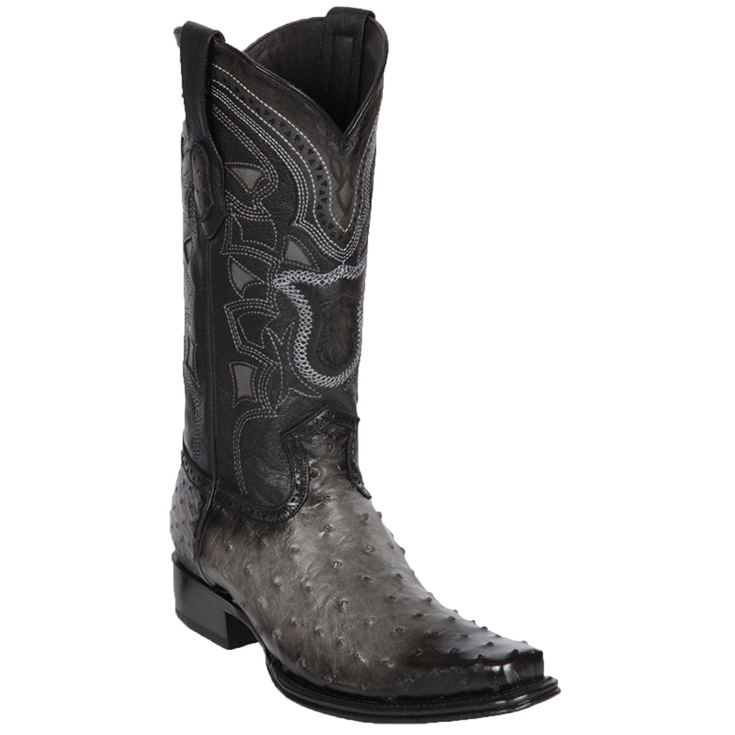 Men's Los Altos Original Ostrich European Square Toe Boots 7603-B - 6