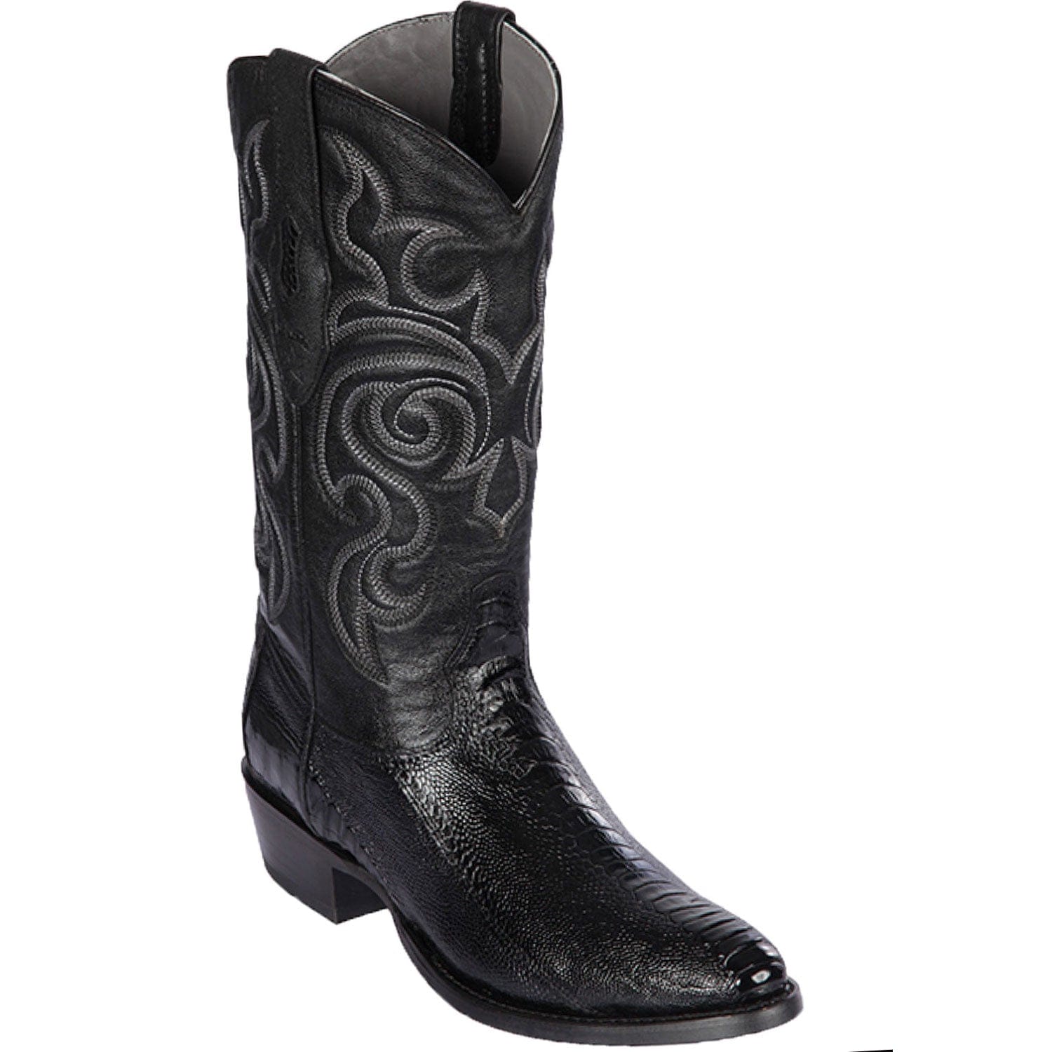 Men's Los Altos Original Ostrich Leg Round Toe Boots - 6