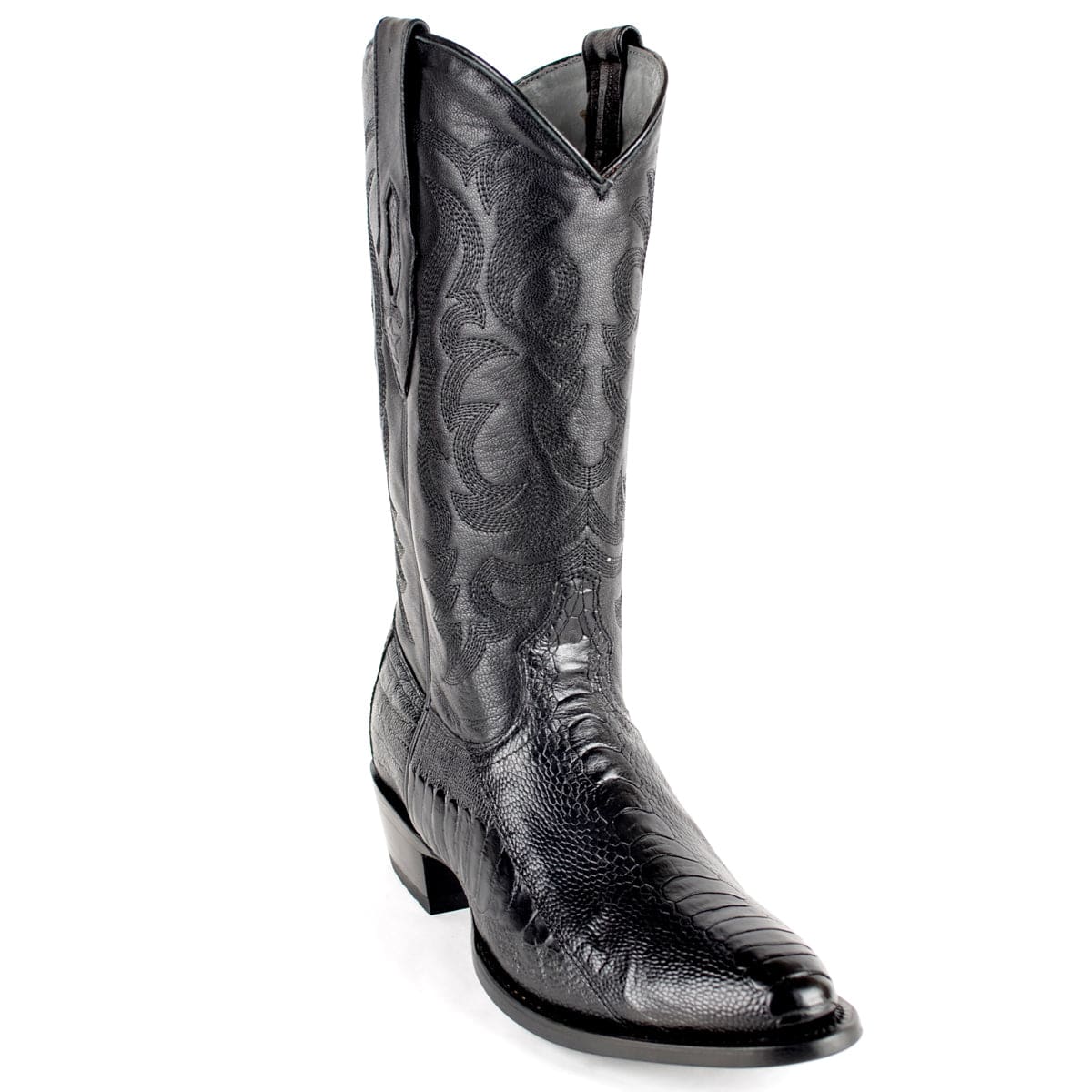 Men's Los Altos Original Ostrich Leg Round Toe Boots - 6