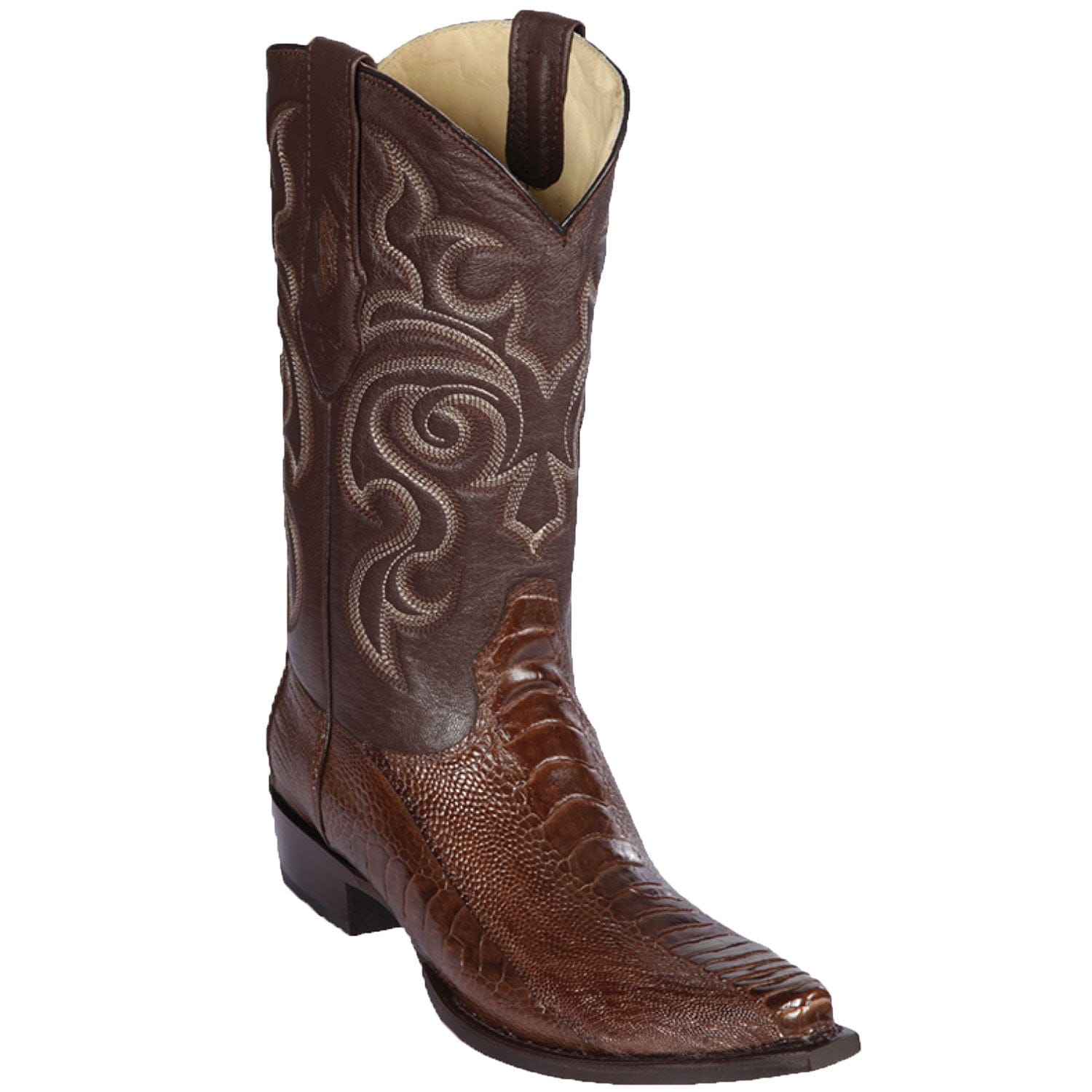 Men's Los Altos Original Ostrich Leg Snip Toe Boots 9405-A - 6