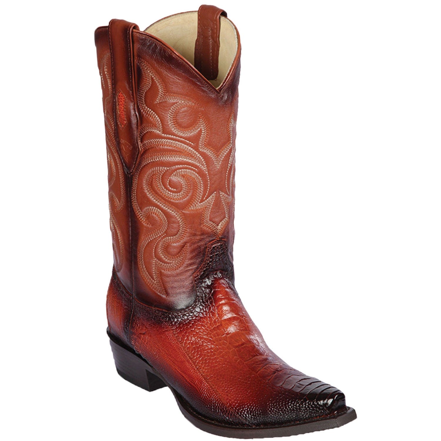 Men's Los Altos Original Ostrich Leg Snip Toe Boots 9405-A - 6