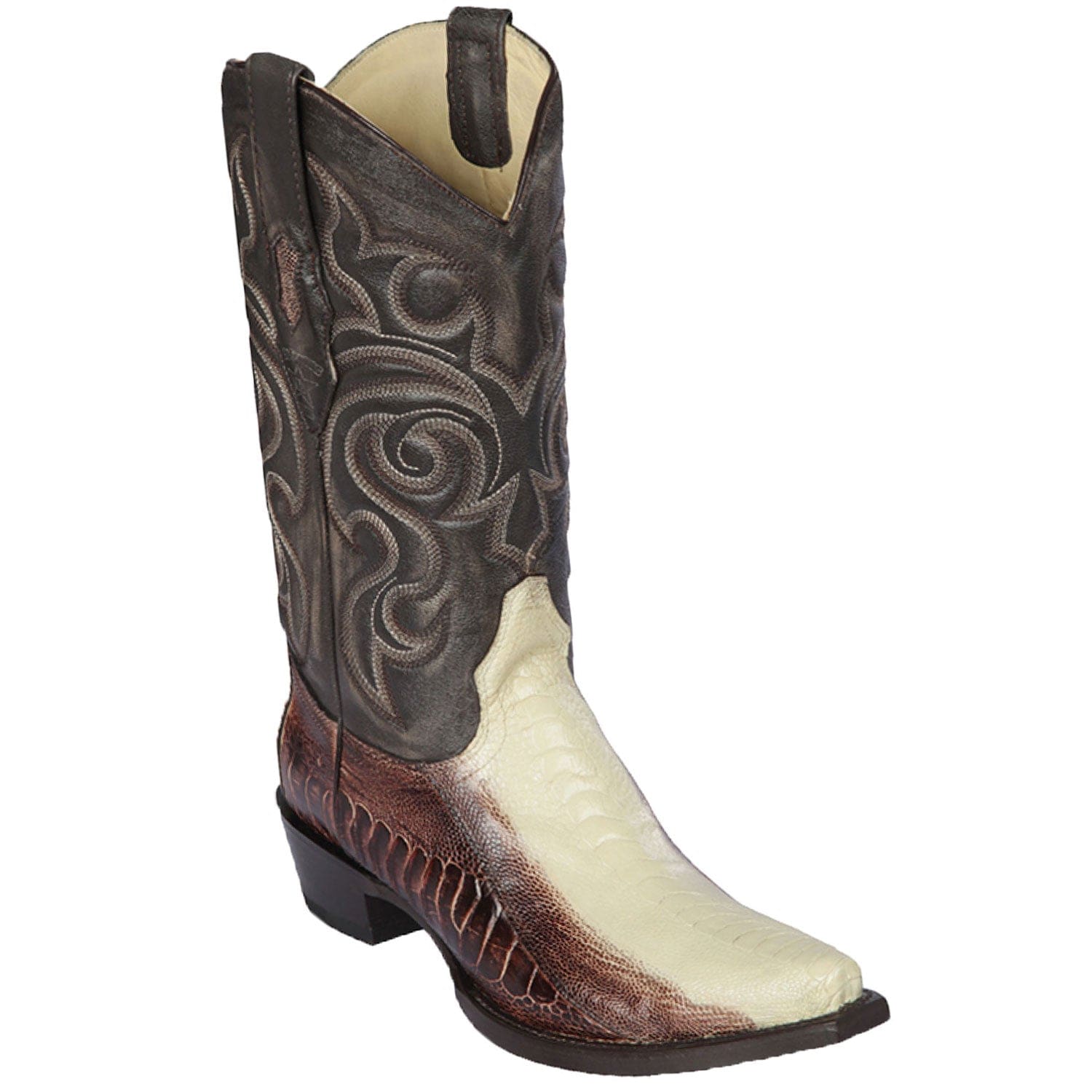 Men's Los Altos Original Ostrich Leg Snip Toe Boots 9405-B - 6