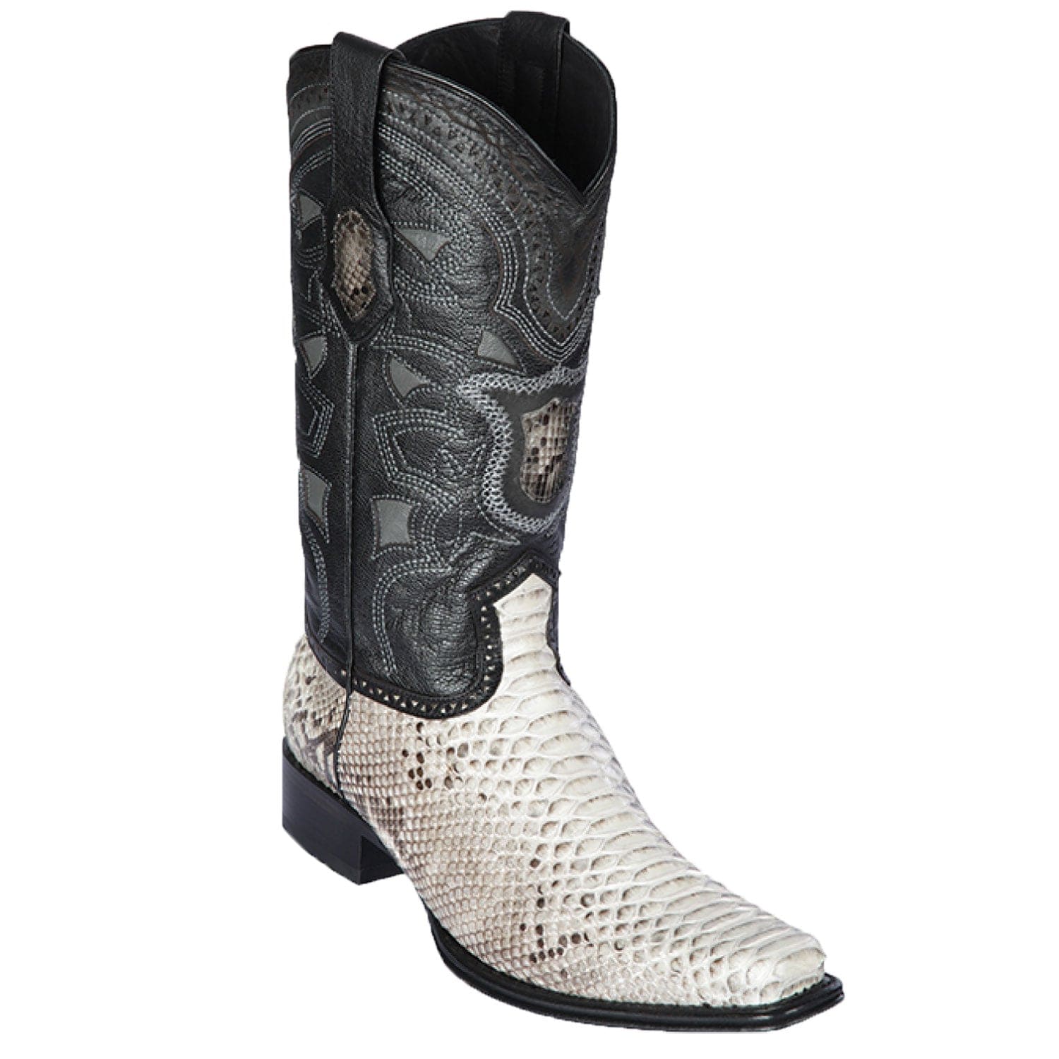 Men's Los Altos Original Python European Square Toe Boots 7657 - 6