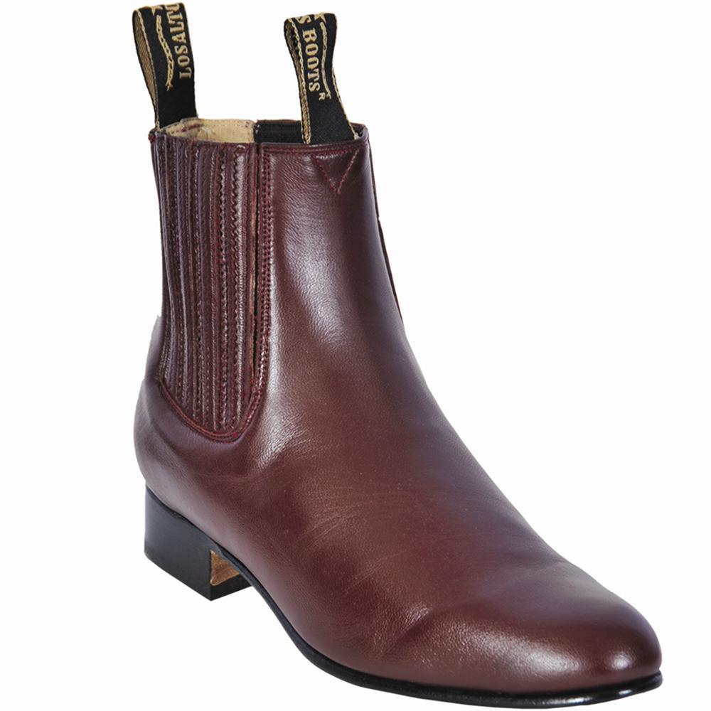 Los Altos Deer Skin Ankle Boots LAB-6151-B - 6