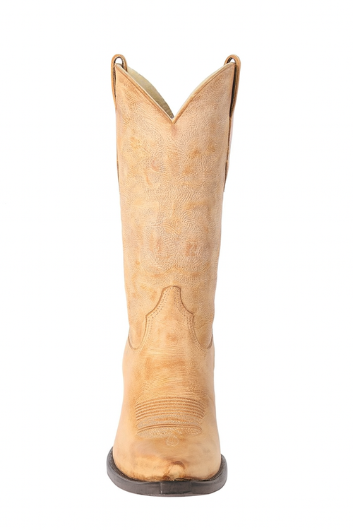 Los Altos Boots - Mens Dress Cowboy Boot - Low Priced Vintage Snip Toe Western Boots - in Honey-New Designer Collection