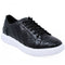 Los Altos Boots Shoes Black / 6 Men's Genuine Full Caiman Belly Skin Sneakers - Black LAB-ZSM0282