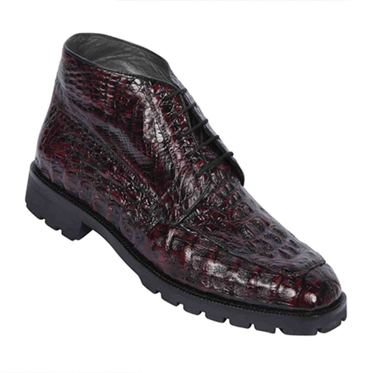 Men's Original Exotic Caiman Hornback Skin Shoes LAB-ZA20602 - 6