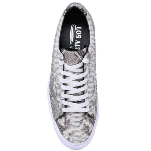Men's Genuine Full Python Skin Sneakers - Natural LAB-ZSM025749