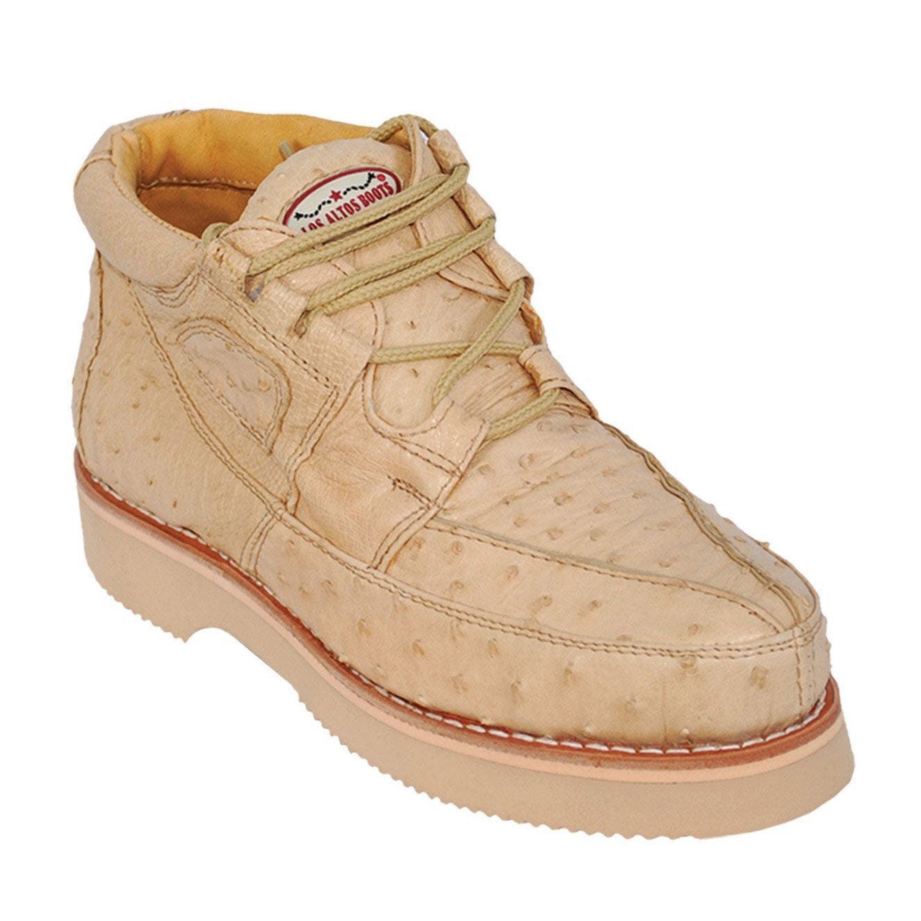 Men's Los Altos Full Ostrich Skin Shoe ZA060311 - 6