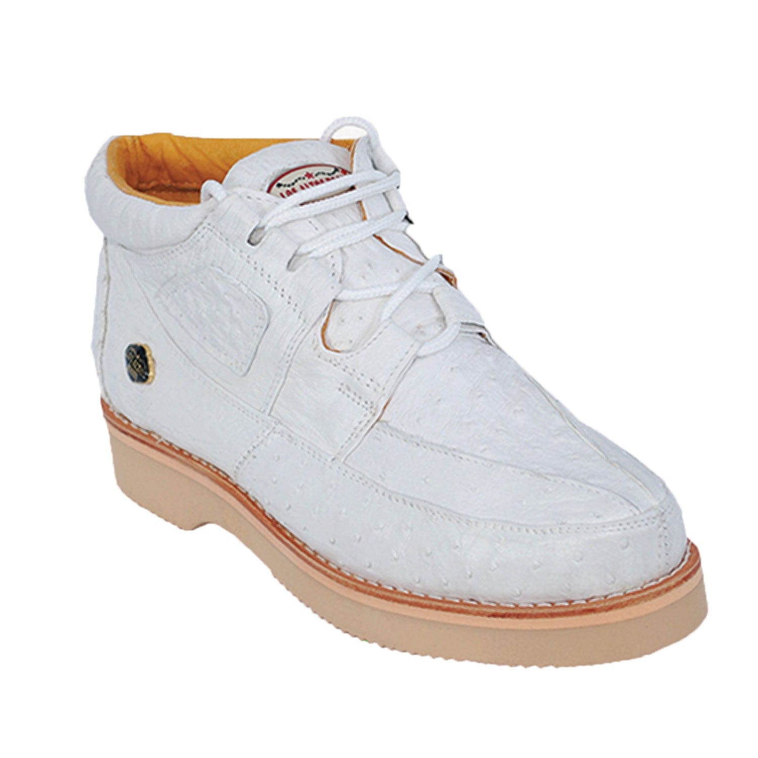 Men's Los Altos Full Ostrich Skin Shoe ZA060328 - 6