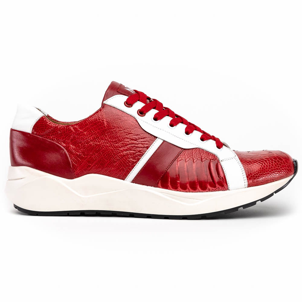 Marco Di Milano Lyon Ostrich Leg & Calfskin Sneakers - 8