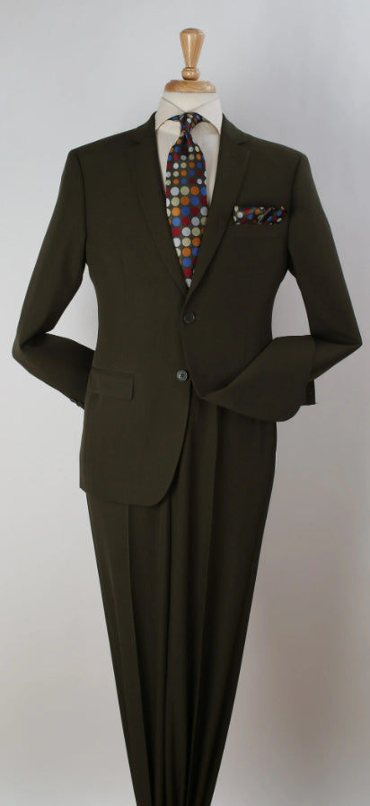 Pants Tazio Men's 2-Piece Solid Suit - 2-Button Jacket & Pants, Discounted Price