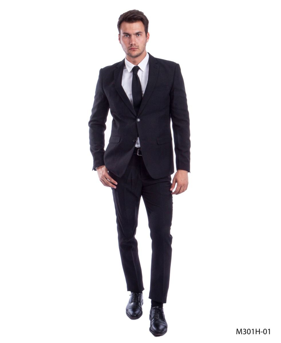 Tazio Men's Executive 2-Piece Suit - Bold Colors - 38 Short Jacket+32 Waist Adjustable 28to34)(Height: 5 4 to5 7 )(Neck 15-16.5)S-M)