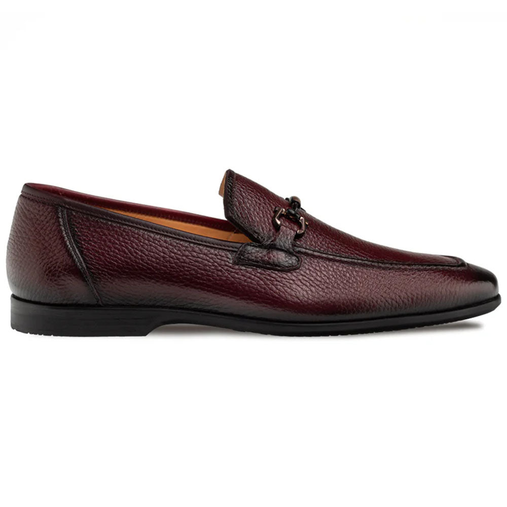 Mezlan Marinelli Deer Ornament Slip On - Burgundy
