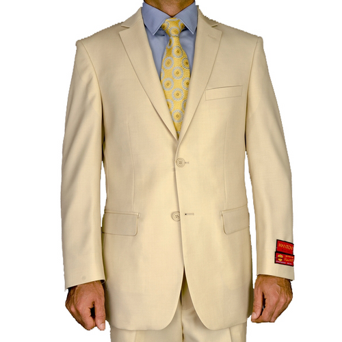 Tiglio Beige Two-button Wool Suit